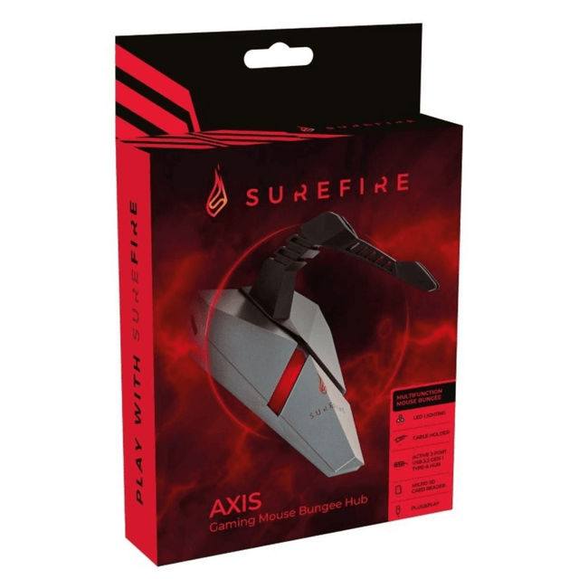 SureFire Axis Mouse Bungee with Gaming Hub 48814