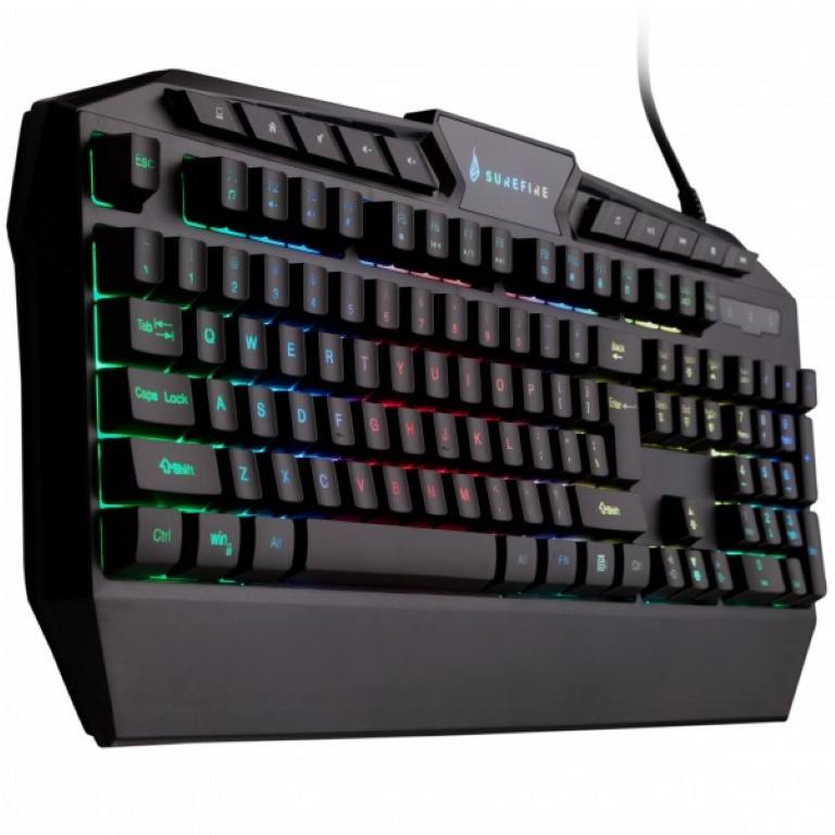 SureFire Kingpin RGB Multimedia Wired Gaming Keyboard 48824