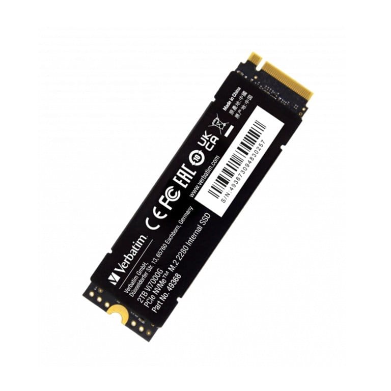 Verbatim Vi7000G 2TB M.2 2280 PCIe Gen 4x4 NVMe Internal SSD 49368