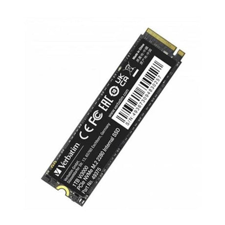 Verbatim Vi3000 1TB M.2 2280 PCIe Gen 3x4 NVMe Internal SSD 49375