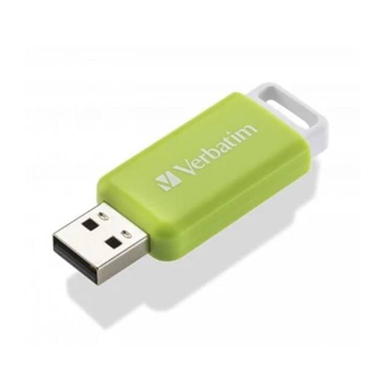 Verbatim DataBar 32GB USB 2.0 Type-A Flash Drive Green 49454