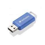 Verbatim DataBar 64GB USB 2.0 Type-A Flash Drive Blue 49455