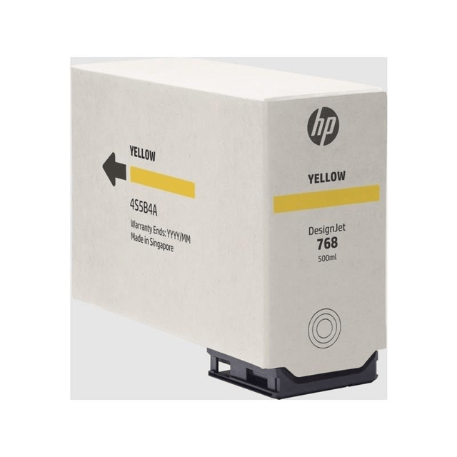 HP 768 DesignJet Yellow Printer Ink Cartridge Original 4S5B4A Single-pack