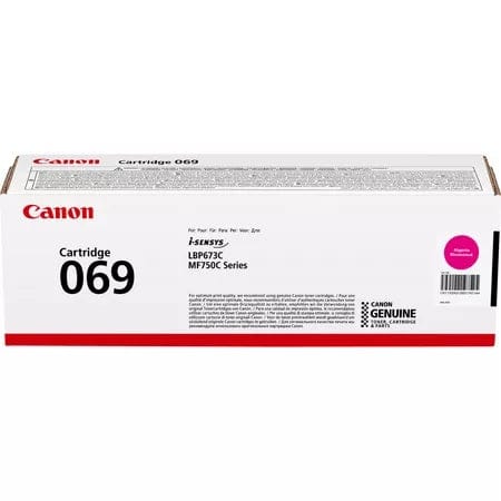 Canon 069 Magenta Toner Cartridge 1,900 Pages Original 5092C002 Single-pack