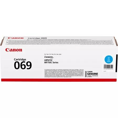 Canon 069 Cyan Toner Cartridge 1,900 Pages Original 5093C002 Single-pack