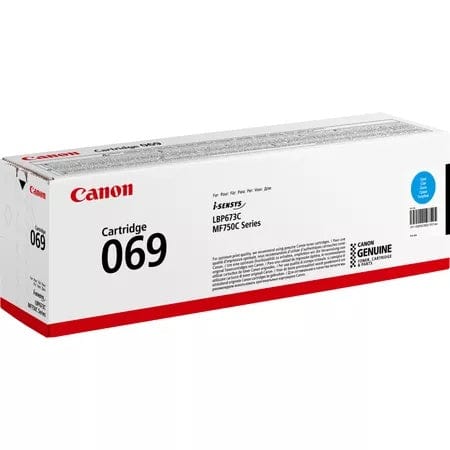 Canon 069 Cyan Toner Cartridge 1,900 Pages Original 5093C002 Single-pack