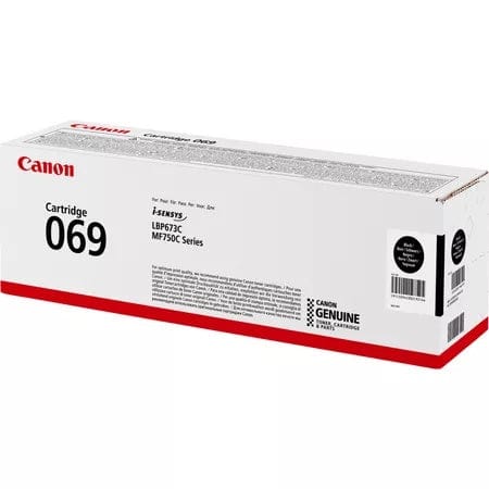 Canon 069 Black Toner Cartridge 2,100 Pages Original 5094C002 Single-pack