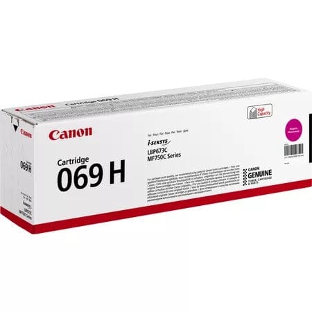 Canon 069H Magenta Toner Cartridge 5,500 Pages Original 5096C002 Single-pack