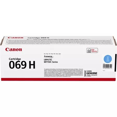 Canon 069H Cyan Toner Cartridge 5,500 Pages Original 5097C002 Single-Pack