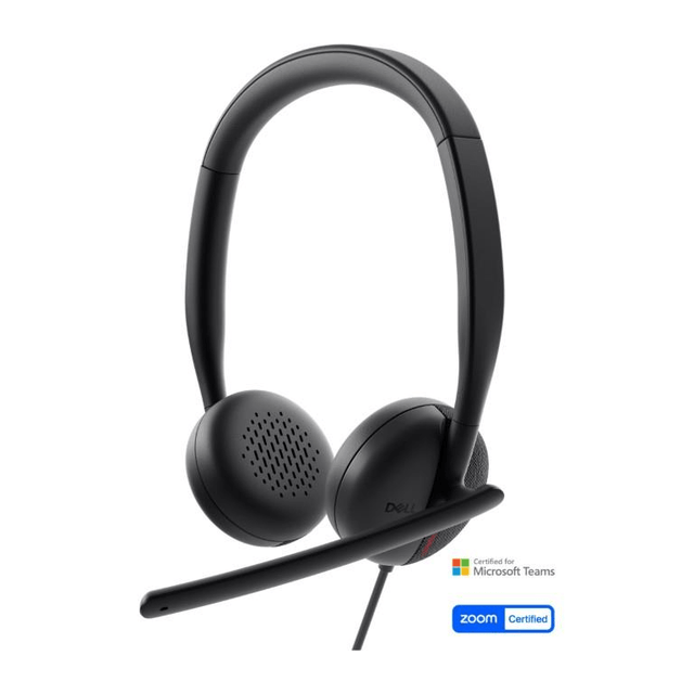 Dell WH3024 AI-based Noise Cancellation Wired Headset 520-BBDH