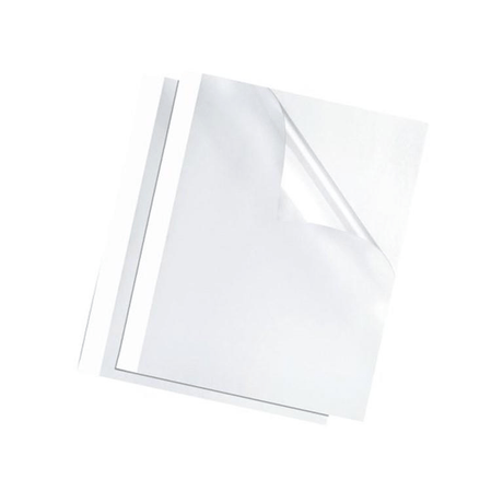 Fellowes 12mm A4 Thermal Binding Cover White 100-pack 53150