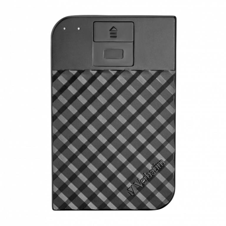 Verbatim 2TB Fingerprint Secure Portable External Hard Drive 53651