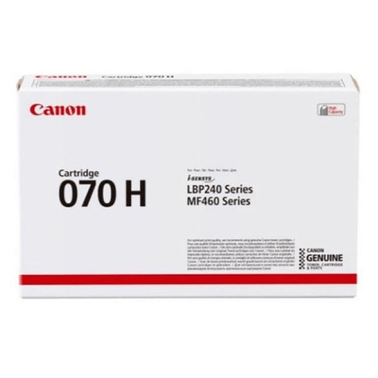 Canon 070H Black Toner Cartridge 10,200 Pages Original 5640C002 Single-pack