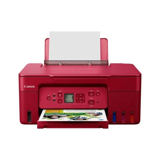 Canon PIXMA G3470 A4 Multifunction MegaTank Printer Red 5805C076