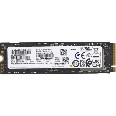 HP 512GB M.2 NVMe Internal SSD 5R8X9AA