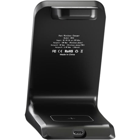 Goobay 3-in-1 Wireless Qi Charger Black 60217