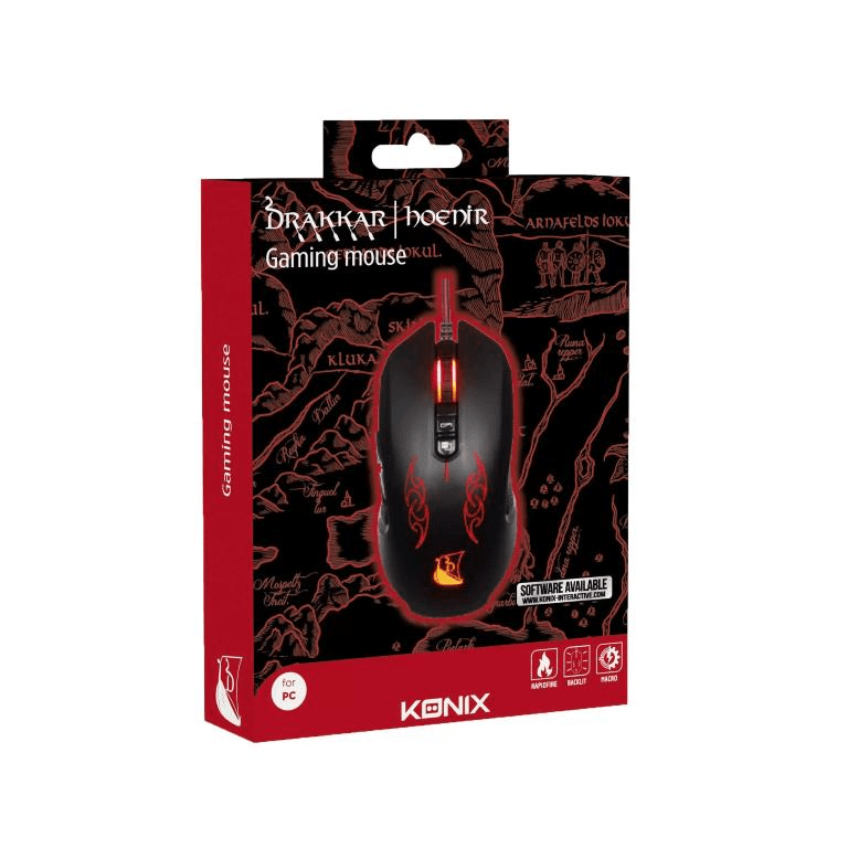 Konix Drakkar Hoenir Mouse Black 61881102858