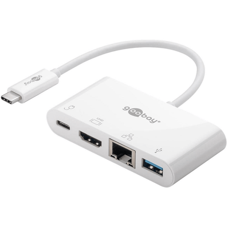 Goobay Type-C Multiport Adapter White 62105