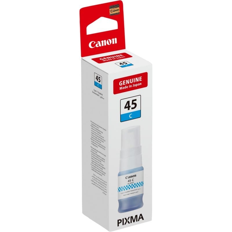 Canon GI-45C Cyan Printer Ink Bottle Original 6285C001 Single-pack