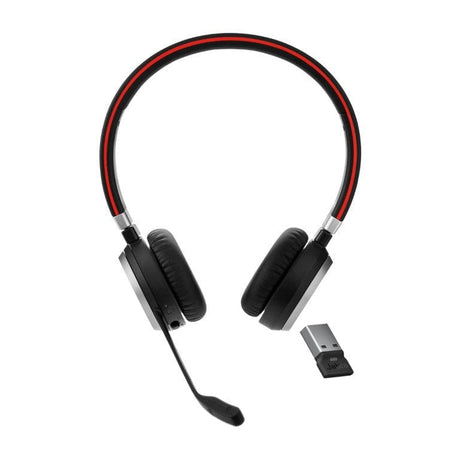 Jabra Evolve 65 SE UC Stereo Wireless Headset with Link390a and Stand 6599-833-499