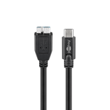 Goobay USB-C to Micro-B 3.0 1m Cable Black 67996