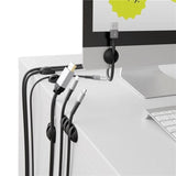 Goobay Cable Management 5-piece Set Black 70683