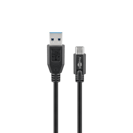 Goobay Sync and Charge SuperSpeed USB-C to USB-A 3.0 Charging 3m Cable 73141