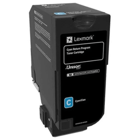 Lexmark Cyan Toner Cartridge 7000 Pages Original 74C5SCE Single-pack