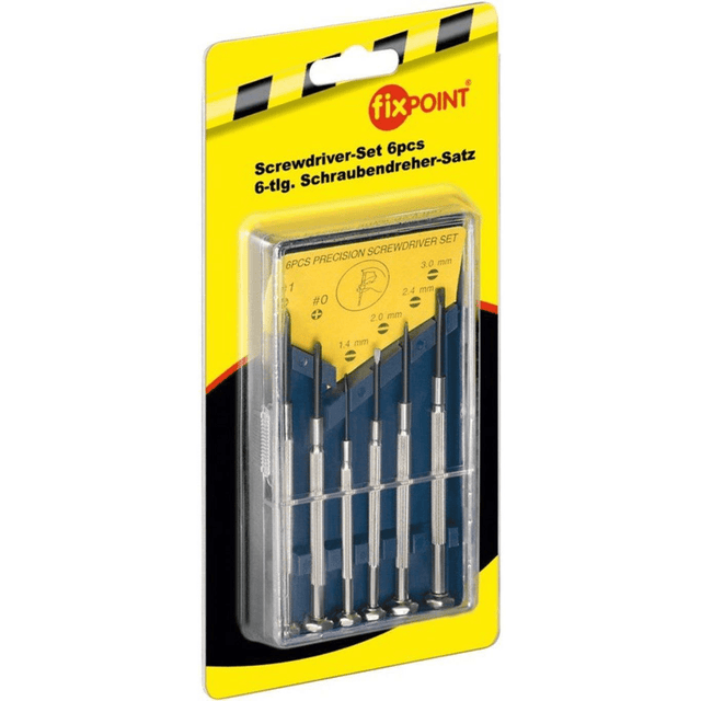 fixPOINT 6-Piece Small Screwdriver Set 77050