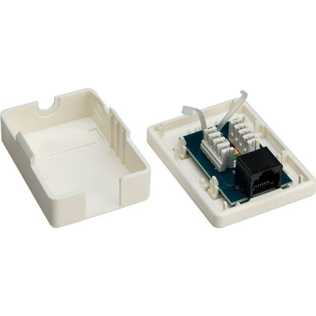 Goobay 1-port RJ45 CAT 6 UTP Surface Mount Installation Box White 77632