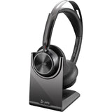 POLY Voyager Focus 2 Microsoft Teams Certified USB-A Headset with Charging Stand 77Y87AA