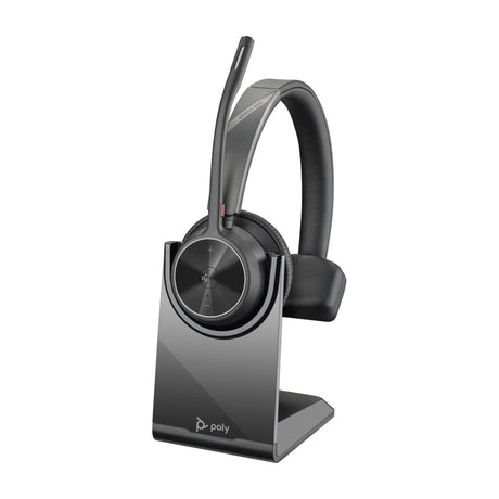 Poly Voyager 4310 Wireless Microsoft Teams Headset with Charging Stand 77Y93AA