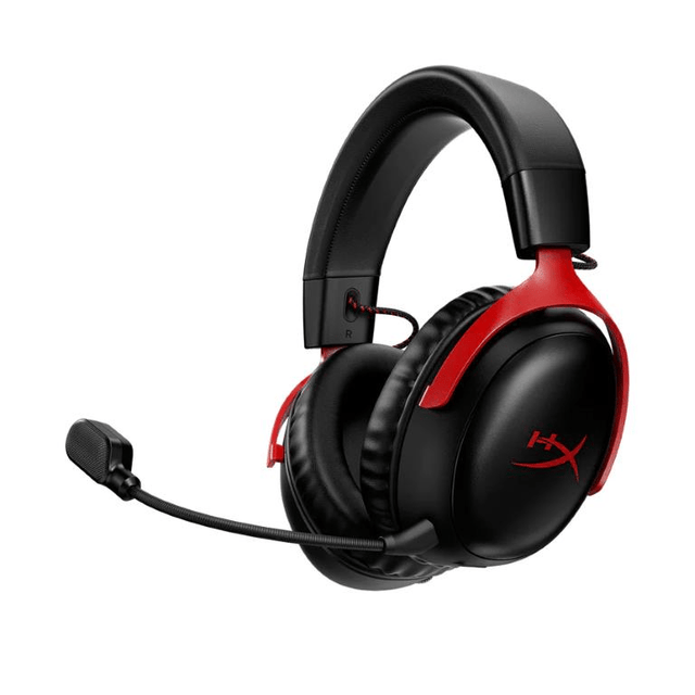 HyperX Cloud III Wireless Gaming Headset Black Red 77Z46AA