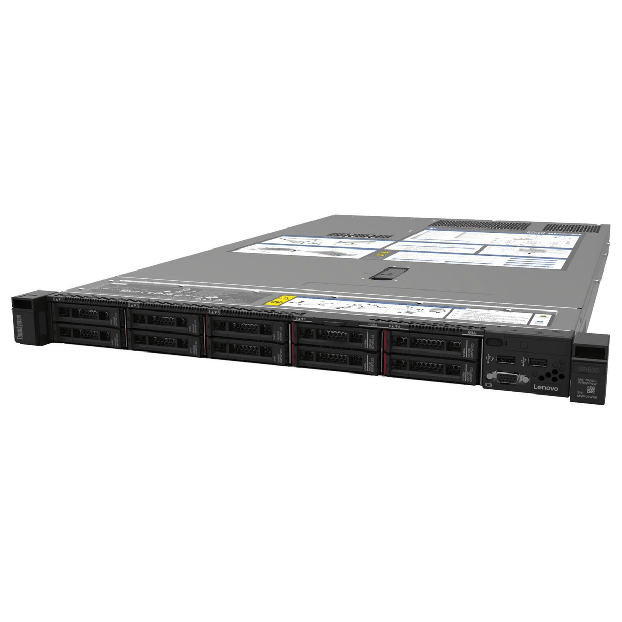 Lenovo ThinkSystem SR630 Server Rack - Intel Xeon Silver 4208 32GB RAM 750W 7X02A0HTEA