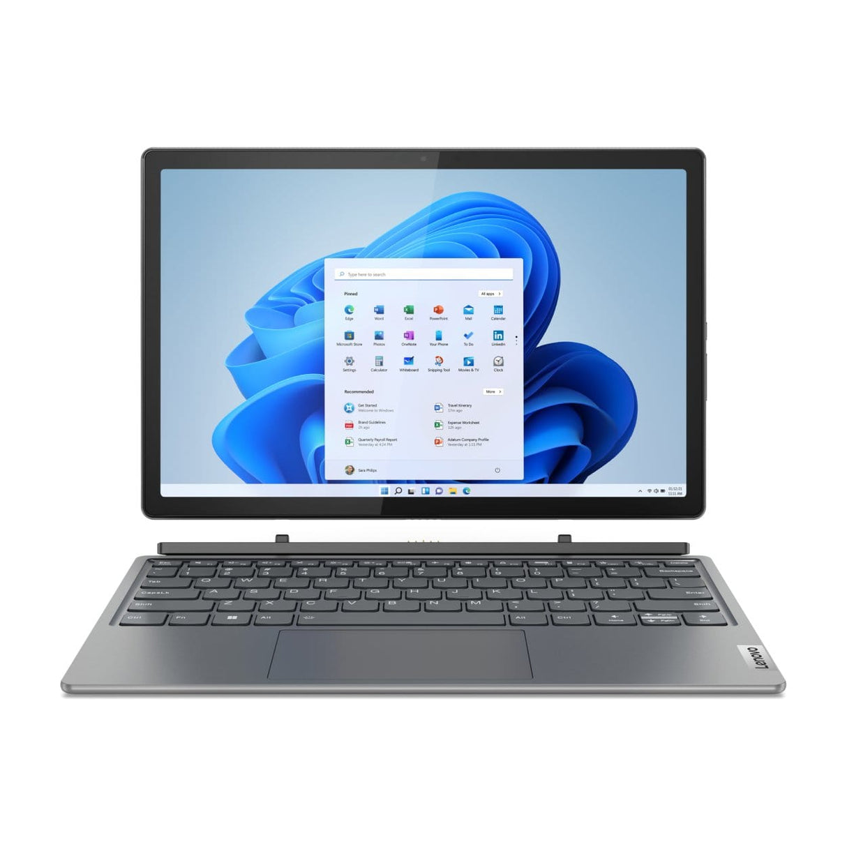 Lenovo IdeaPad Duet 5 12.4-inch 2.5K 2-in-1 Laptop - Intel Core i5-1335U 512GB SSD 16GB RAM Win 11 Pro 83B3002RSA