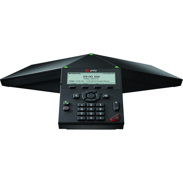 Poly Trio 8300 IP Conference Phone and PoE-enabled 849A0AA