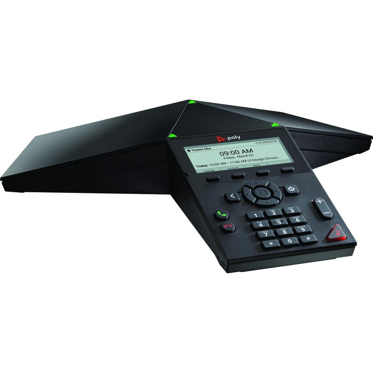 Poly Trio 8300 IP Conference Phone and PoE-enabled 849A0AA