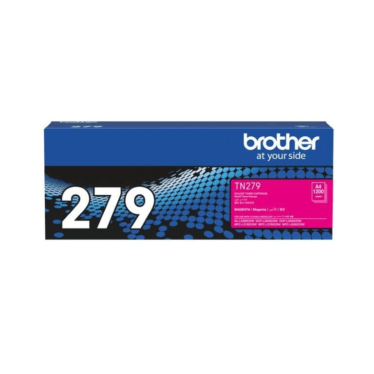 Brother TN-279M Magenta Toner Cartridge 1000 Pages Original 84GT910M141 Single-pack