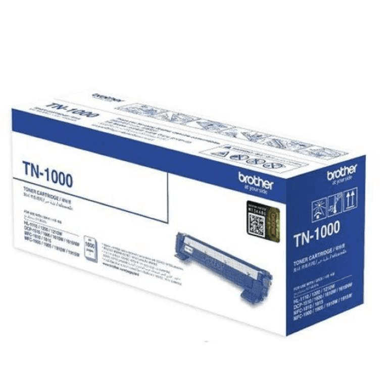 Brother TN-1000 Black Toner Cartridge 1000 Pages Original 84XXG600140 Single-pack