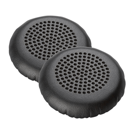 Poly Blackwire 5000 Series Leatherette Ear Cushions 2-pack 85S19AA