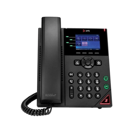 Poly OBi VVX 250 4-Line IP PoE Phone 89B58AA