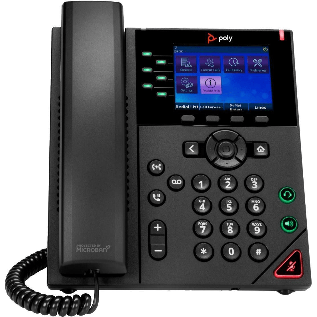 Poly OBi VVX 350 6-Line IP Phone and PoE-enabled 89B59AA