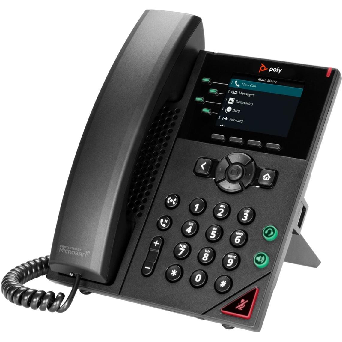 Poly VVX 250 4-Line IP PoE Phone 89B62AA