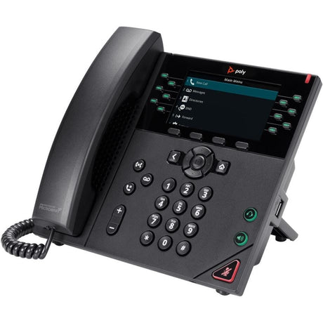 Poly VVX 450 12-Line IP Phone and PoE-enabled 8B1L7AA