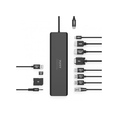 Proline USB-C Triple Screen Travel Docking Station 901906-W