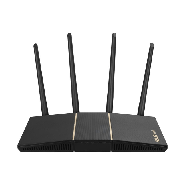 Asus RT-AX57 Wireless Router - Dual-band 2.4 GHz and 5GHz Gigabit Ethernet Black 90IG06Z0-MO3C00