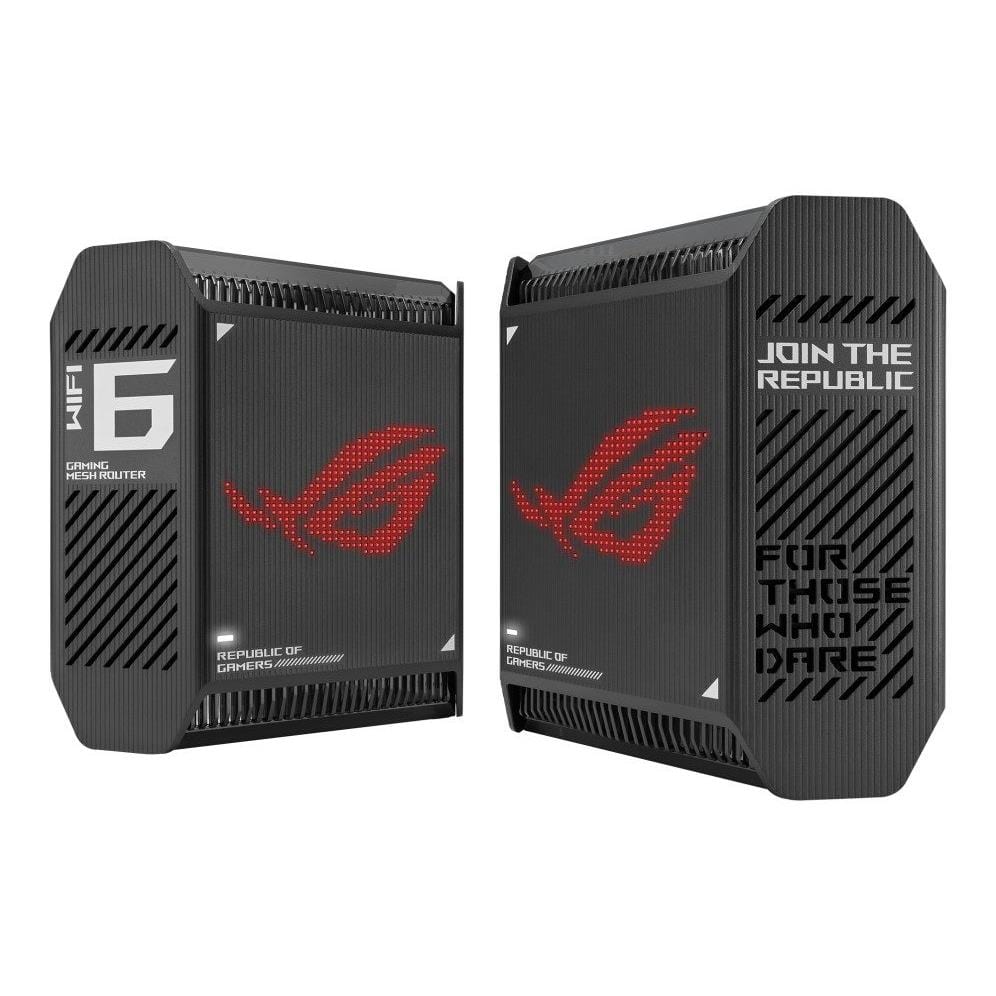 ASUS ROG Rapture GT6 AX10000 Tri-band Wi-Fi 6 AiMesh System 2-pack 90IG07F0-MU9A20