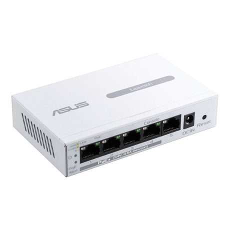 ASUS Expert WiFi EBP15 5-Port GbE Smart Managed PoE+ Switch - White 90IG08D0-MO3B00