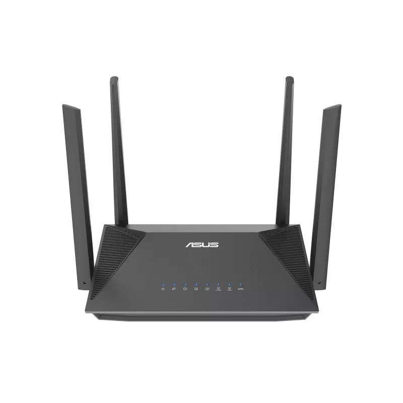 Asus RT-AX52 AX1800 AiMesh Wireless Router - Dual-band 2.4GHz and 5GHz Gigabit Ethernet Black 90IG08T0-MO3H00