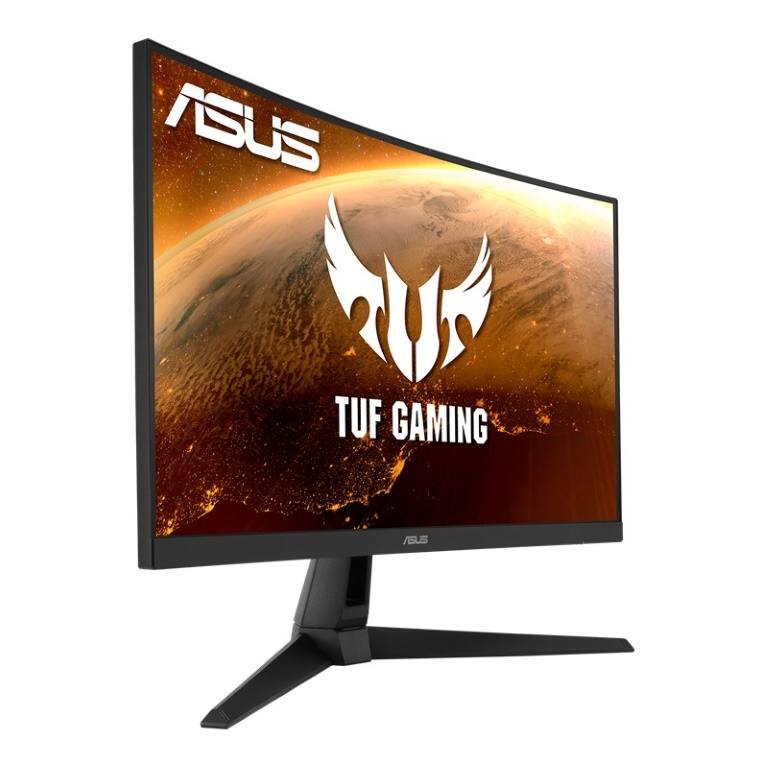 ASUS TUF Gaming VG27WQ1B 27-inch 2560 x 1440p WQHD 16:9 165Hz 1ms VA LED Curved Monitor 90LM0671-B01170